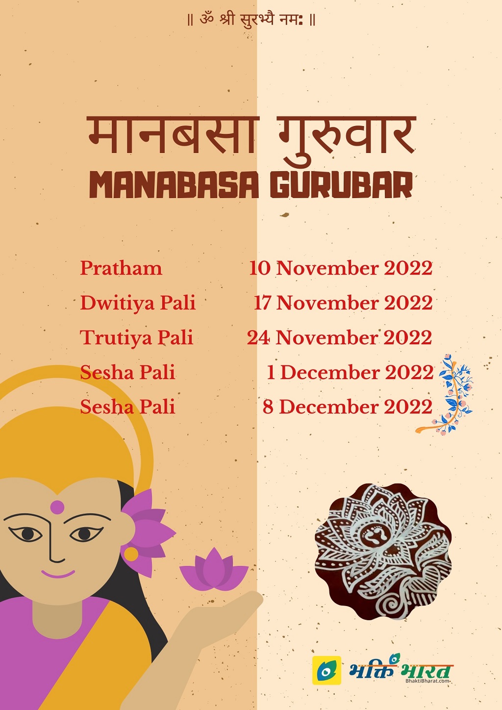 मानबसा गुरुवार Manabasa Gurubar 2024 Date Pratham Thursday, 21